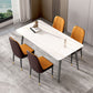 Contemporary 1/4/5/7 Pieces Dining Table and Chairs Rectangle Dining Table Set Clearhalo 'Dining Room Sets' 'Dining Tables & Seating' 'dining_room_set' 'furn' 'furn_dining_room_set' 'Furniture' 'furniture_dining_room_set' 'Kitchen & Dining Furniture' 'kitchen&dining_furn' 'kitchen' 1200x1200_d0971cc3-2223-49e4-b842-4f97ca46b5a0