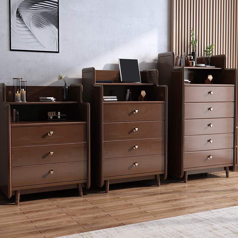 Glam Vertical Solid Wood Storage Chest Bedroom Chest with Drawers Clearhalo 'Bedroom Furniture' 'Dressers & Chests' 'dressers_chests' 'furn' 'furn_dressers_chests' 'Furniture' 1200x1200_d0975eaa-bb4f-4959-8780-64aa1b6017ba