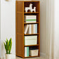Modern Style Bookshelf Standard Closed Back Wooden Bookcase for Home
