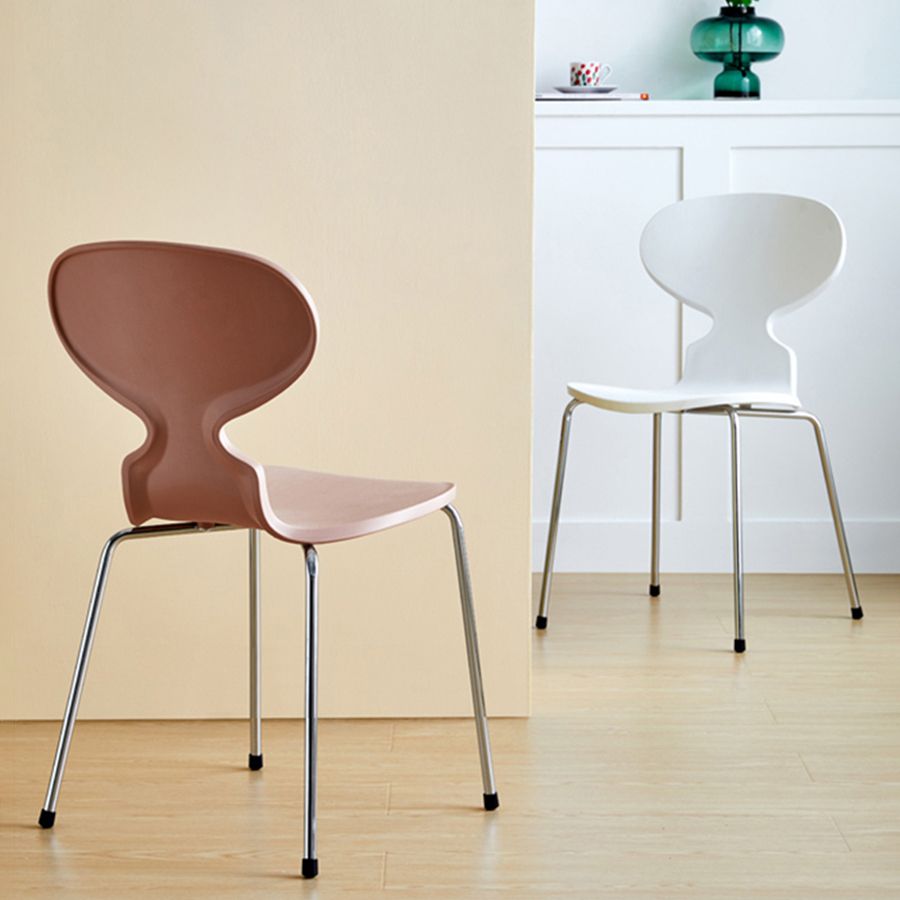 Modern Style Side Chair Plastic Metal Dining Chair for Home Use Clearhalo 'Dining Chairs' 'Dining Tables & Seating' 'dining_chair' 'furn' 'furn_dining_chair' 'Furniture' 'furniture_dining_chair' 'Kitchen & Dining Furniture' 1200x1200_d0988ba1-cedd-4290-8f82-756cd2213e09