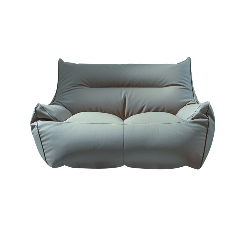 Modern Faux Leather Pillow Top Arm Sofa Sewn Pillow Back Sofa for Apartment Clearhalo 'furn' 'furn_sofas' 'Furniture' 'furniture_sofas' 'kitchen' 'kitchen_sofas' 'Living Room Furniture' 'Sofa' 'sofas' 1200x1200_d0992ff6-f61c-41f7-b591-9f5757d1bae1