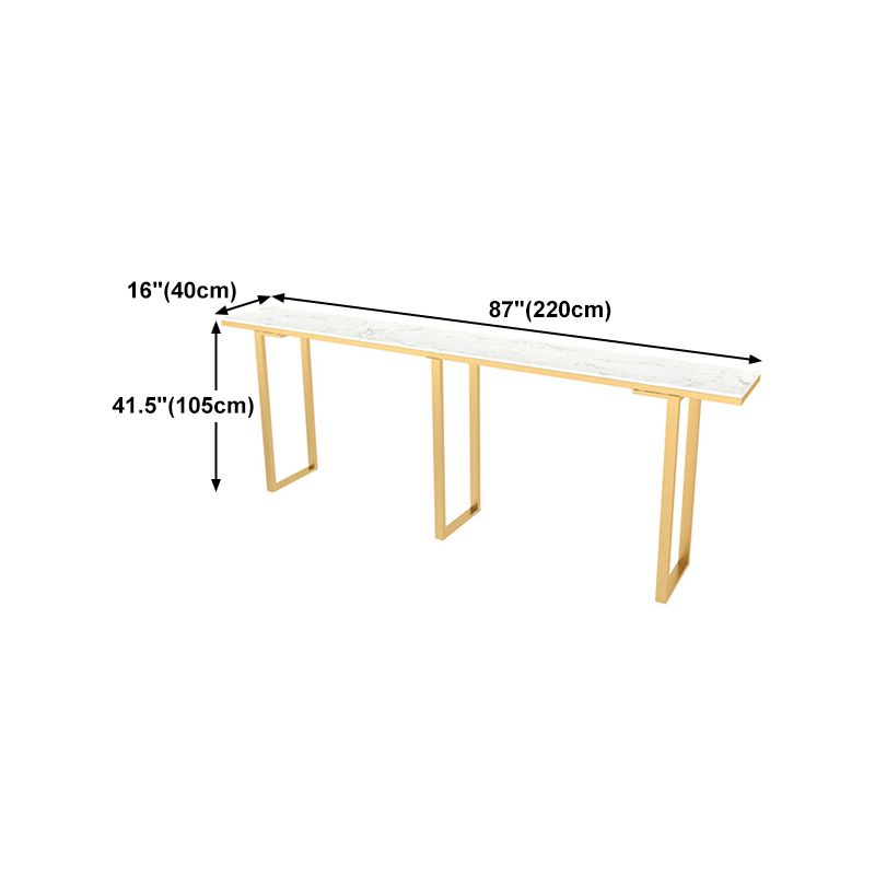 Nordic Style Rectangle Sintered Stone Table Dining Bar Counter Table for Kitchen Clearhalo 'Bar Furniture' 'Bar Tables' 'bar_tables' 'furn' 'furn_bar_tables' 'Furniture' 'furniture_bar_tables' 'Kitchen & Dining Furniture' 1200x1200_d09c8b25-8a74-4bdf-b4a4-3816c649385b