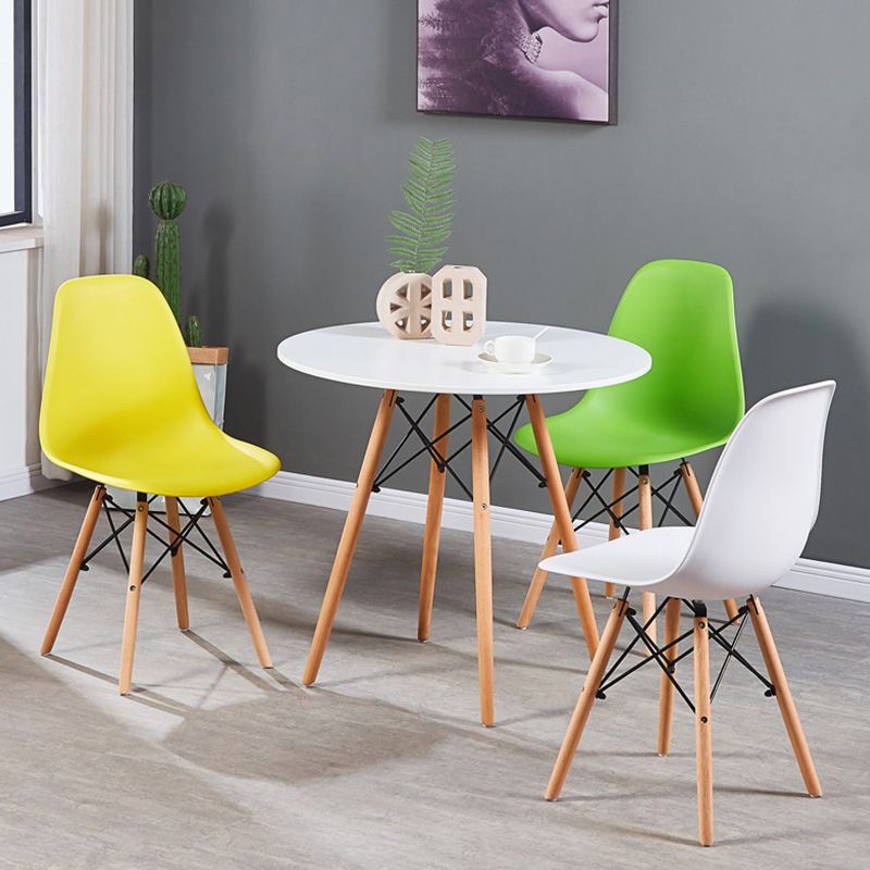 Glam Style Wooden Side Chair Matte Finish Solid Back Dining Chair for Dinning Room Clearhalo ' kitchen&dining_furn' 'Dining Chairs' 'Dining Tables & Seating' 'dining_chair' 'Furniture' 'furniture_dining_chair' 'Kitchen & Dining Furniture' 'kitchen' 1200x1200_d09d5bf4-dfcc-4065-90db-600d096dd779