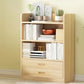 Wooden Shelf Bookcase Contemporary Book Shelf for Studying Room