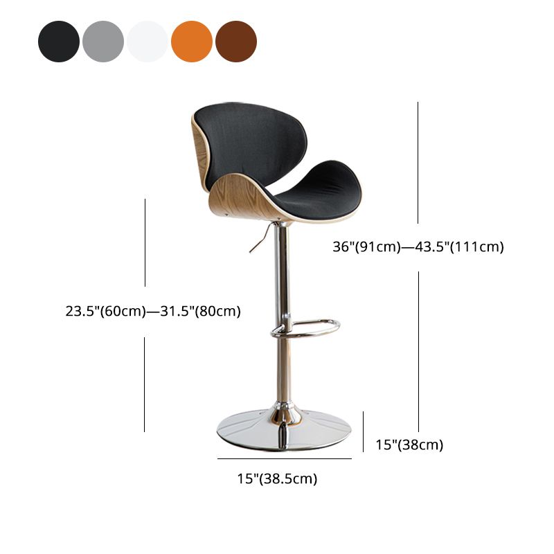 Scandinavian Adjustable Height Metal Counter Stools Wood Low Back Bar Stools (Set of 2) Clearhalo 'Bar Furniture' 'Bar Stools' 'bar_stools' 'furn' 'furn_bar_stools' 'furniture_bar_stools' 'Kitchen & Dining Furniture' 'kitchen&dining_furn' 'kitchen' 'kitchen_furn' Furniture' 1200x1200_d0a33420-001d-4344-b2c1-825d9504bb76