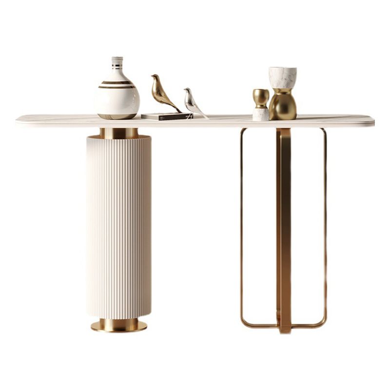 Consola Glam Tabla 15.74 "Mesa de sofá de la consola rectangular W para Hall