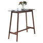 Solid Wood Bar Dining Table Contemporary Bar Table with Brown Base Clearhalo 'Bar Furniture' 'Bar Tables' 'bar_tables' 'Furniture' 'furniture_bar_tables' 'Kitchen & Dining Furniture' 1200x1200_d0a3de05-175e-416a-90b4-3e8d8d6c09f2