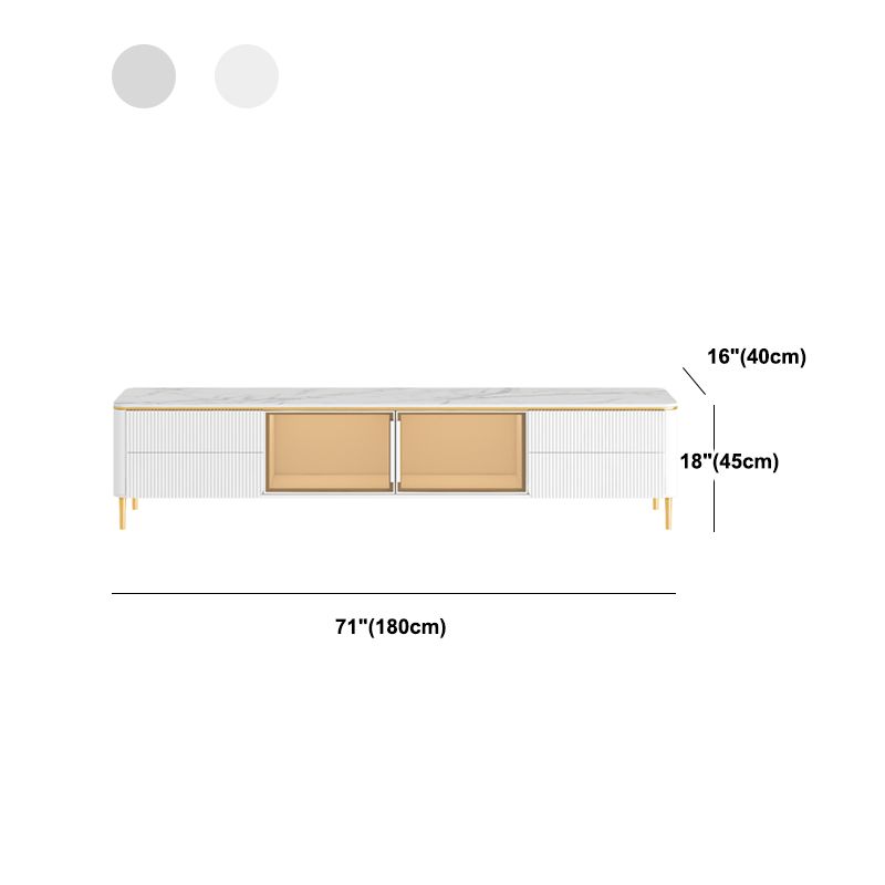 Modern TV Stand White TV Console with Drawers for Living Room Clearhalo 'furn' 'furn_tv_stands_entertainment_centers' 'Furniture' 'Living Room Furniture' 'TV Stands & Entertainment Centers' 'TV Stands & Media Storage Furniture' 'tv_stands_entertainment_centers' 1200x1200_d0a47b4e-7ec2-499d-b662-606c3961efaa