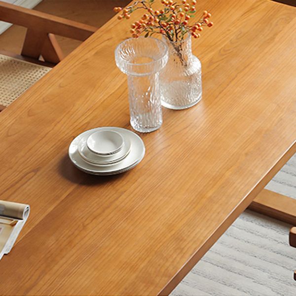 Modern Natural Dining Set 1/2/3/5 Pieces Rectangle Indoor Solid Wood Dinette Set Clearhalo 'Dining Room Sets' 'Dining Tables & Seating' 'dining_room_set' 'furn' 'furn_dining_room_set' 'Furniture' 'Kitchen & Dining Furniture' 1200x1200_d0a5ae38-914f-49d1-a587-88e6c643f8df