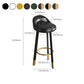 Contemporary Leather Counter Height Stools Bucket Bar Stool for Indoor Clearhalo 'Bar Furniture' 'Bar Stools' 'bar_stools' 'furn' 'furn_bar_stools' 'Furniture' 'Kitchen & Dining Furniture' 1200x1200_d0a92c26-aeea-418a-9cf4-bc09af768e97