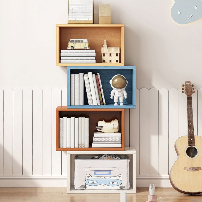 Contemporary Engineer Wood Bookshelf Closed Back Bookcase,17.7"L x 6.7"W x 11.8"H Clearhalo 'Bookcases' 'furn' 'furn_bookcases' 'Furniture' 'Office Furniture' 1200x1200_d0a9a7fa-a246-4682-a227-e9a9822bc04e