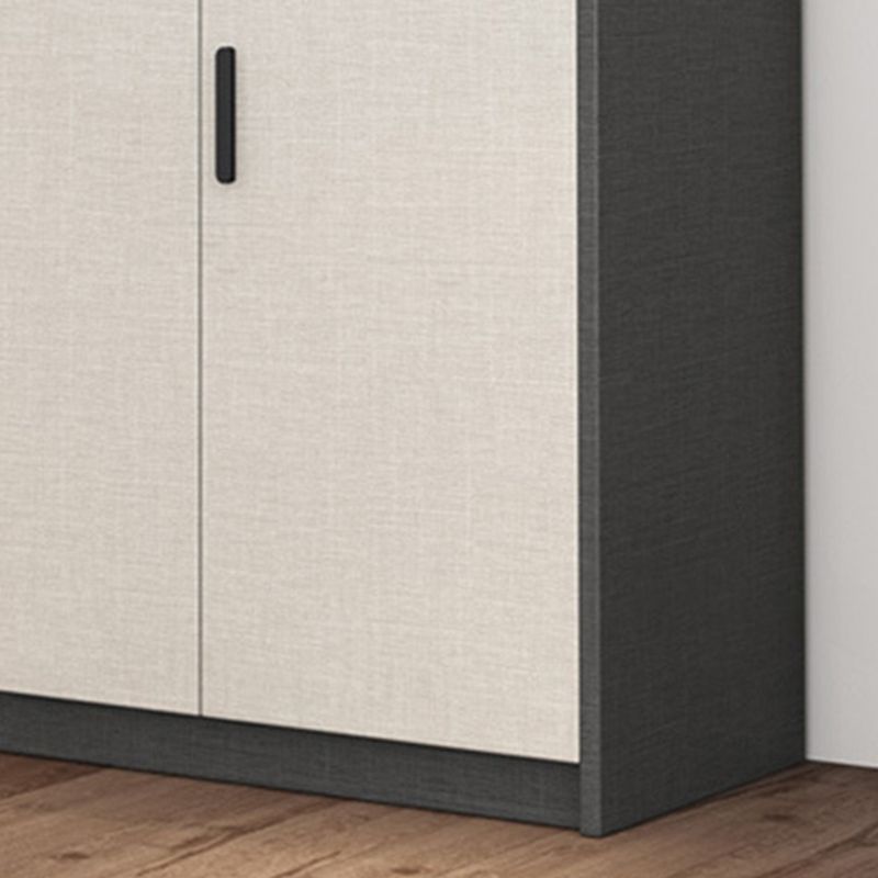 Moderne Holzschrankstange zieht Rechteckseitenschrank mit Schublade