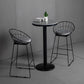 1/2/3 Pieces Industrial Gray Stone Top Bar Table Set Counter Table with Stools Clearhalo 'Bar Furniture' 'furn' 'furn_home_bar_bar_sets' 'Furniture' 'Home Bars & Bar Sets' 'home_bar_bar_sets' 'Kitchen & Dining Furniture' 1200x1200_d0ab8d8e-1000-48c0-95f4-250dbb936929