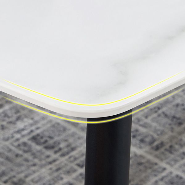 Modern Sintered Stone Dining Table Set 1/2/7 Pieces Home Dining Room Set Clearhalo 'Dining Room Sets' 'Dining Tables & Seating' 'dining_room_set' 'furn' 'furn_dining_room_set' 'Furniture' 'Kitchen & Dining Furniture' 1200x1200_d0ab9baa-3127-423e-abbb-c47e8882de57