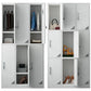 Moderner Style -Scharnier -Türgarderobe für Home Grey Metal Cabinet