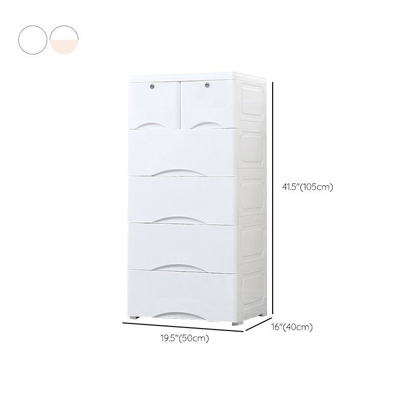 Bedroom Drawers Wardrobe Cabinet Modern Plastic Storage Cabinet Clearhalo 'Armoires & Wardrobes' 'armoires_wardrobes' 'Bedroom Furniture' 'furn' 'furn_armoires_wardrobes' 'Furniture' 1200x1200_d0ada8c3-439e-4f13-9fbb-2743dfa4c8c0