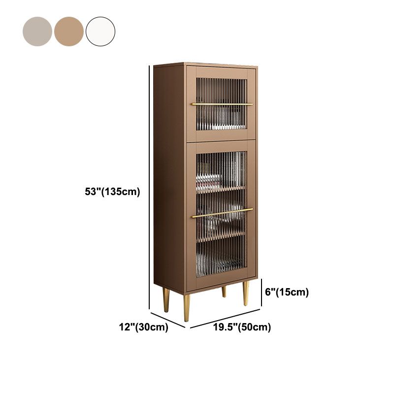 53 "H PORTE DE PORTE PORTE LA BATÉE DE BOIS GLAM GLAM CAPACT AVEC Rangement pour le salon