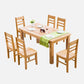 Modern Style Rectangle Dining Table Brown Solid Wood Dining Table with 4 Legs for Home Clearhalo ' dining_table' 'Dining Tables & Seating' 'Dining Tables' 'furn' 'furn_dining_table' 'Furniture' 'furniture_dining_table' 'Kitchen & Dining Furniture' 'kitchen&dining_furn' 'kitchen' 'kitchen_dining_table' 1200x1200_d0b10061-6413-42ae-83f3-6ed8c5f3898c