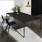 Sintered Stone Dining Table Industrial Style 4 Legs Base Rectangle Table for Home in Black Clearhalo ' dining_table' 'Dining Tables & Seating' 'Dining Tables' 'Furniture' 'furniture_dining_table' 'Kitchen & Dining Furniture' 'kitchen&dining_furn' 'kitchen' 'kitchen_dining_table' 1200x1200_d0b12eb7-9985-4f1f-8d4f-43fbf05f7e0e