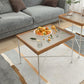 Modern Cross Legs End Slide Table Clear Tray Top Corner Table Clearhalo 'Coffee & Accent Tables' 'End & Side Tables' 'end_side_tables' 'furn' 'furn_end_side_tables' 'Furniture' 'Living Room Furniture' 1200x1200_d0b2a352-e496-4719-a195-930b45ef4aa0
