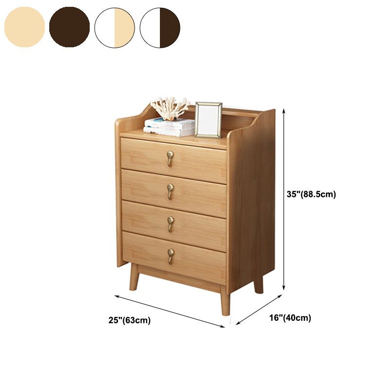 Glam Rubber Wood Bedroom Storage Chest Vertical Chest with Drawers Clearhalo 'Bedroom Furniture' 'Dressers & Chests' 'dressers_chests' 'furn' 'furn_dressers_chests' 'Furniture' 1200x1200_d0b4a291-d580-4d8c-b597-a2d8af947e4b
