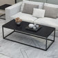 Rahmenbasis-Design, quadratischer/rechteckiger Massivholztisch für Couchtisch