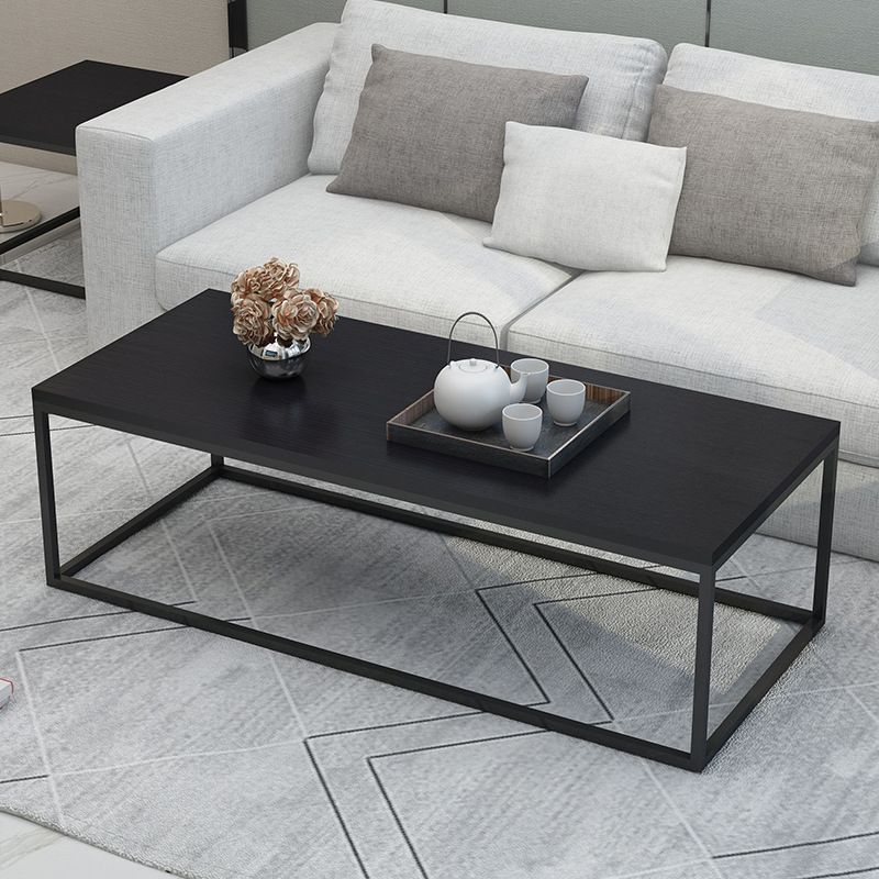 Rahmenbasis-Design, quadratischer/rechteckiger Massivholztisch für Couchtisch