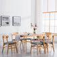 Minimalist Style Solid Wood Dining Room Set with Traditional Height Table and 4 Legs Base Clearhalo 'Dining Room Sets' 'Dining Tables & Seating' 'dining_room_set' 'furn' 'furn_dining_room_set' 'Furniture' 'furniture_dining_room_set' 'Kitchen & Dining Furniture' 'kitchen&dining_furn' 'kitchen' 1200x1200_d0b7be95-f9fa-470d-922c-5ea43b076b1a