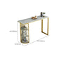 Glam Stone Bar Table Golden Base Storable Table for Living Room Clearhalo 'Bar Furniture' 'Bar Tables' 'bar_tables' 'furn' 'furn_bar_tables' 'Furniture' 'Kitchen & Dining Furniture' 1200x1200_d0b7ed02-f1f8-40c9-b3ba-28b3766903fc