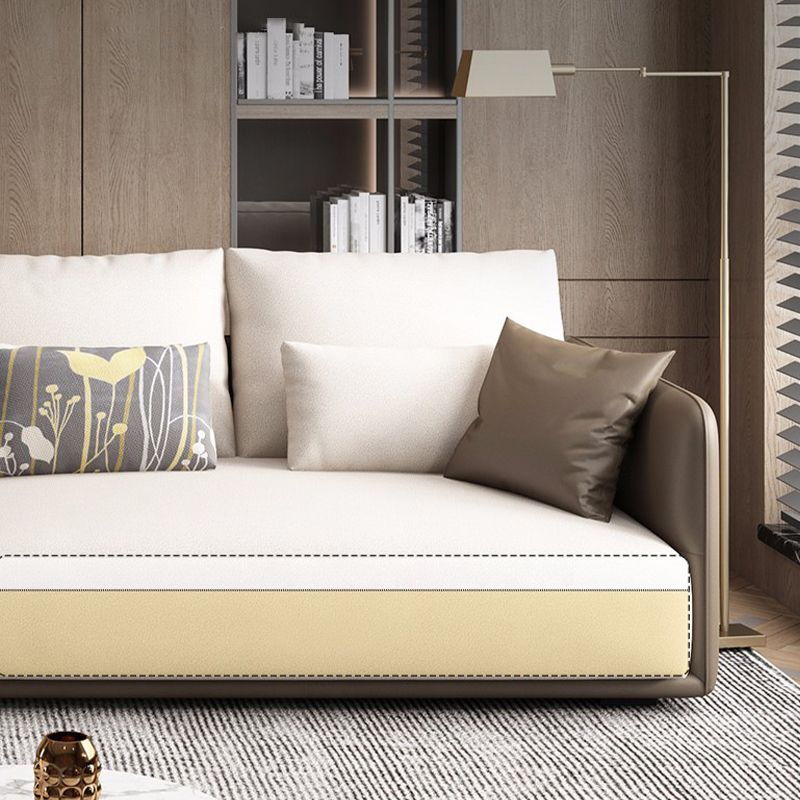 Modern Style Solid Wood Base Latex/sponge Cushion Rectangular Sofa Clearhalo 'furn' 'furn_sofas' 'Furniture' 'furniture_sofas' 'kitchen' 'kitchen_sofas' 'Living Room Furniture' 'Sofa' 'sofas' 1200x1200_d0b827bc-d23e-40c0-9322-fb060ea34891