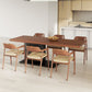 Modern Rectangle Wood Dining Table Set 1/2/5/7 Pieces Dining Set for Home Use Clearhalo 'Dining Room Sets' 'Dining Tables & Seating' 'dining_room_set' 'furn' 'furn_dining_room_set' 'Furniture' 'Kitchen & Dining Furniture' 1200x1200_d0b890e3-d3da-40bc-bdce-a9422e70b24c