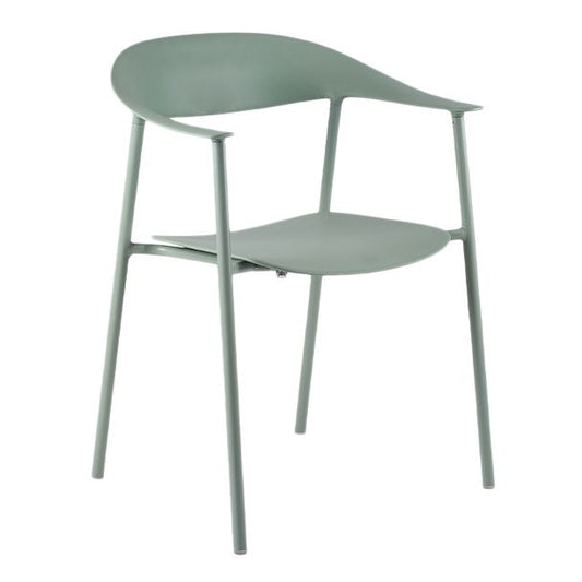 Contemporary Style Dining Chairs Arm Chairs with Metal Legs for Home