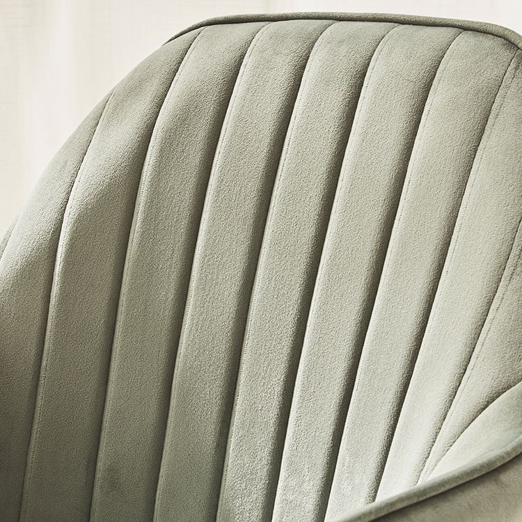 Scandinavian Style Dining Chair Metal Home Cushioned Solid Back Chair with Arm Clearhalo ' kitchen&dining_furn' 'Dining Chairs' 'Dining Tables & Seating' 'dining_chair' 'furn' 'furn_dining_chair' 'Furniture' 'furniture_dining_chair' 'Kitchen & Dining Furniture' 'kitchen' 1200x1200_d0b9881a-aceb-471c-910e-8d6eb92b0a89