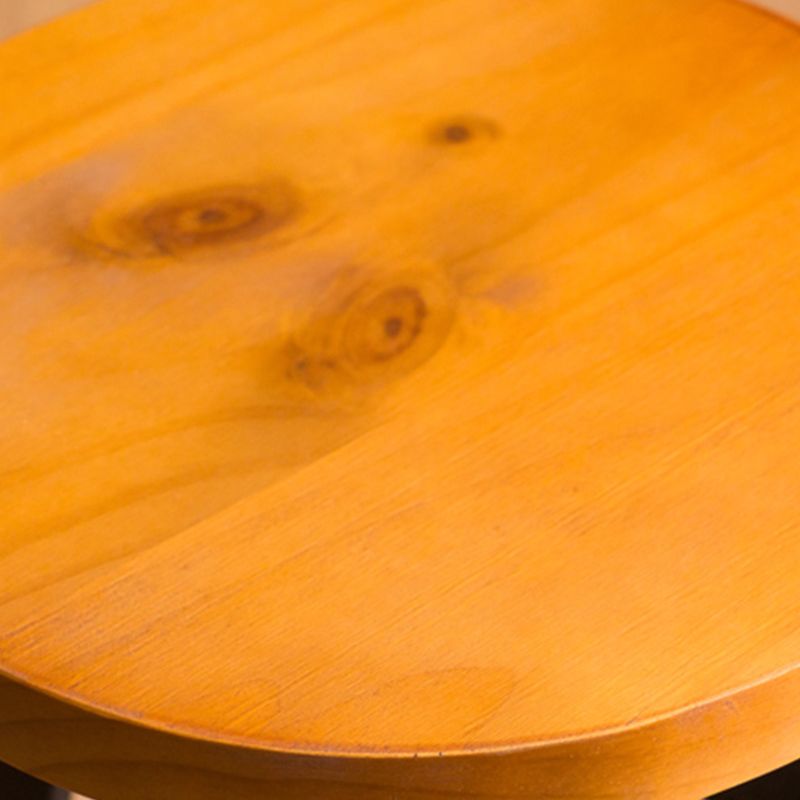 Modern Armless Counter Stool Iron Bar Stool with Wooden Seat and Pedal Clearhalo 'Bar Furniture' 'Bar Stools' 'bar_stools' 'furn' 'furn_bar_stools' 'Furniture' 'Kitchen & Dining Furniture' 1200x1200_d0bb3ac0-887e-4a0c-a0fb-3f03e759e5f5