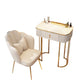 Storage Makeup Vanity Desk Bedroom Dressing Table Stool Set with Drawer Clearhalo 'Bedroom Furniture' 'furn' 'furn_makeup_vanities' 'Furniture' 'Makeup Vanities' 'makeup_vanities' 1200x1200_d0bbc2ec-0f27-4aff-ac23-492982bc2f9a