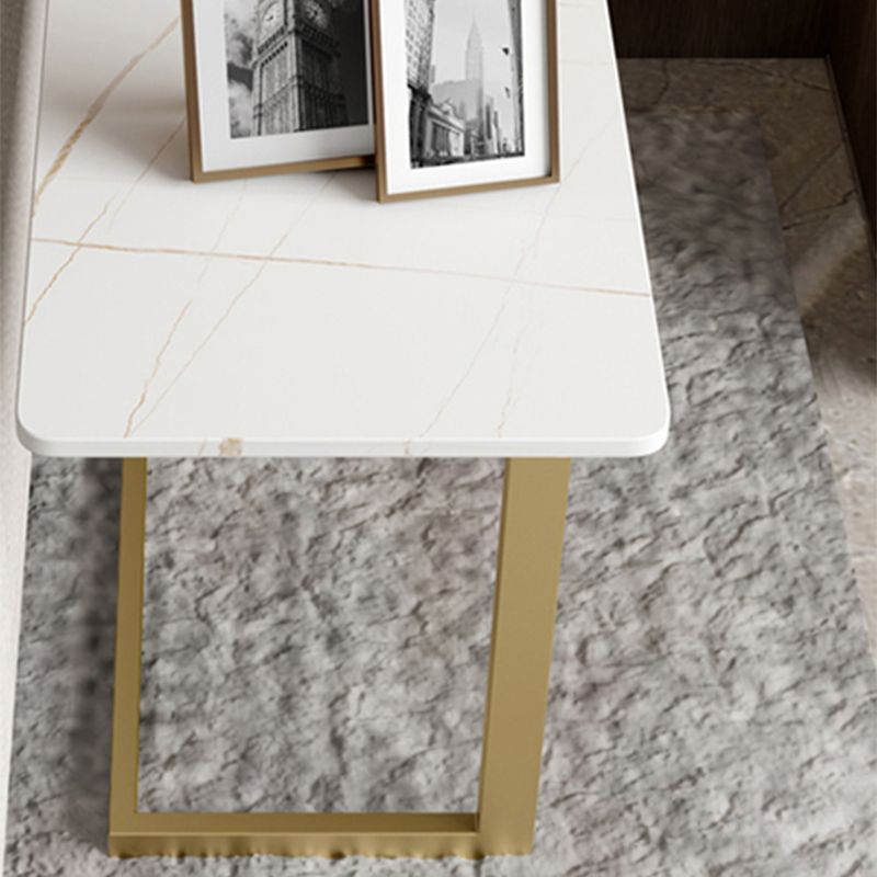 Rectangular Stone Top Corner Table Iron C Side Table 65L X 28W X 55H End Table Clearhalo 'Coffee & Accent Tables' 'End & Side Tables' 'end_side_table' 'end_side_tables' 'furn' 'furn_end_side_tables' 'Furniture' 'furniture_end_side_table' 'Living Room Furniture' 1200x1200_d0be89b1-d581-44e0-a849-e35eac5573e3