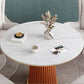 Traditional Luxury Dining Table White Sintered Stone Table for Home