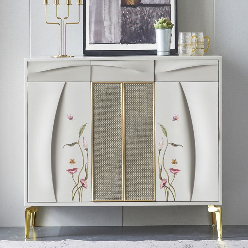 Server da pranzo in legno ingegnerizzato per porte in stile glam per cucina