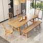 Modern 1/2/3/5/6 Pieces Rectangle Dining Set Solid Wood Dining Table with Chairs Clearhalo 'Dining Room Sets' 'Dining Tables & Seating' 'dining_room_set' 'furn' 'furn_dining_room_set' 'Furniture' 'furniture_dining_room_set' 'Kitchen & Dining Furniture' 'kitchen&dining_furn' 'kitchen' 1200x1200_d0c0eb03-b1aa-4046-a3ce-54ced649fc04