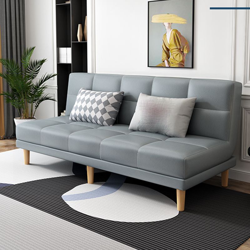 Contemporary Armless Standard Sofa Bed Dual Purpose Sofa for Living Room Clearhalo 'furn' 'furn_sofas' 'Furniture' 'furniture_sofas' 'kitchen' 'kitchen_sofas' 'Living Room Furniture' 'Sofa' 'sofas' 1200x1200_d0c12dbd-614b-4382-b697-6d8e968ce571