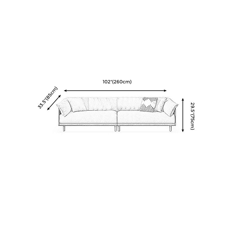 Sedute cuscinetti per cuscini standard di cuscino da salotto di cotone stazionario