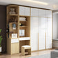 Contemporary Storage Cabinet Engineered Wood Wardrobe Armoire Clearhalo 'Armoires & Wardrobes' 'armoires_wardrobes' 'Bedroom Furniture' 'furn' 'furn_armoires_wardrobes' 'Furniture' 1200x1200_d0c42f2c-5218-4db1-9919-228cd09ffc2a