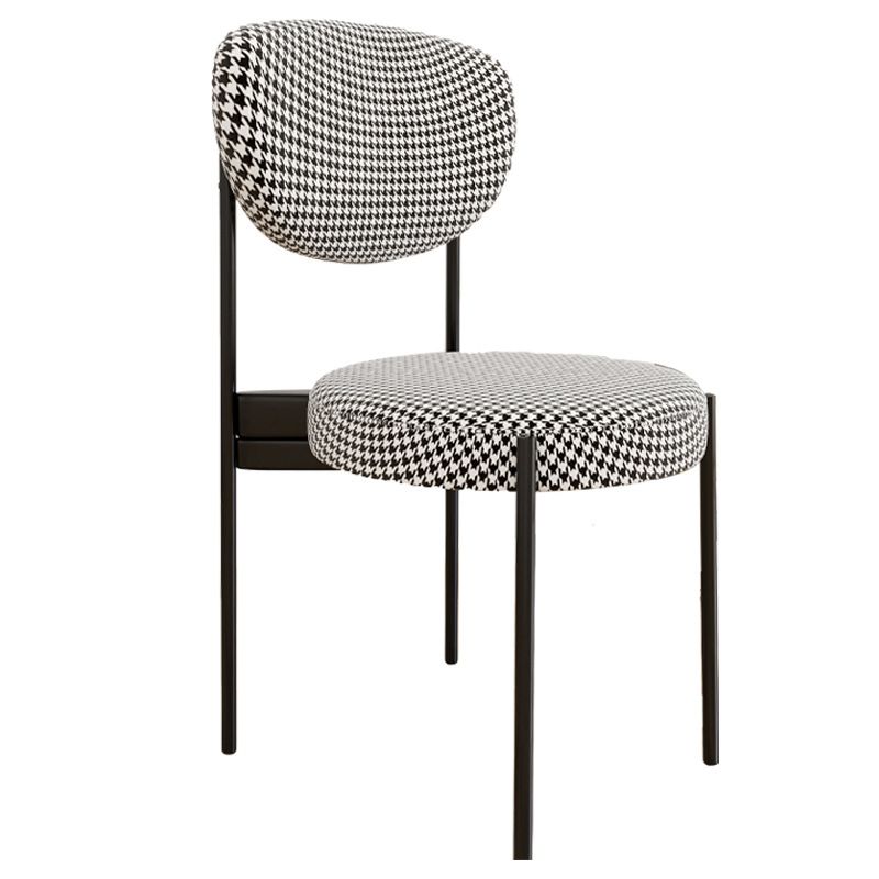 Glam Style Metal Side Chair Matte Finish Open Back Dining Chair for Home Use Clearhalo ' kitchen&dining_furn' 'Dining Chairs' 'Dining Tables & Seating' 'dining_chair' 'furn' 'furn_dining_chair' 'Furniture' 'furniture_dining_chair' 'Kitchen & Dining Furniture' 'kitchen' 1200x1200_d0c5866a-baa2-421c-98b0-80b7989204f2