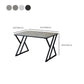Industrial Rectangular Writing Desk Marble Office Desk with Metal Legs Clearhalo 'furn' 'furn_office_desk' 'Furniture' 'Office Desks' 'Office Furniture' 'office_desk' 1200x1200_d0c6433e-df06-4913-aeeb-7df2a202dbe2