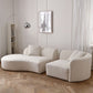 Fabric Scandinavian Curved Sectional 27.55" High Sectional Sofa Clearhalo 'furn' 'furn_sectionals' 'Furniture' 'Living Room Furniture' 'Sectionals' 1200x1200_d0c66c99-1dc1-4619-aa9c-07be2d5fd3a1