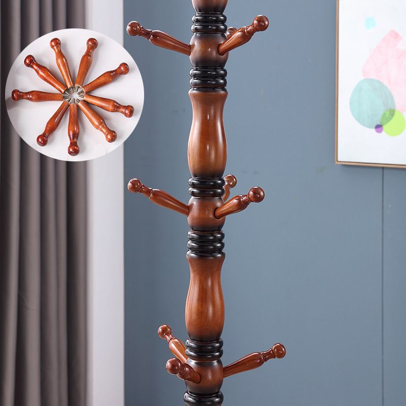 Mid Century Modern Coat Rack Free Standing Hall Tree with 9 Hooks