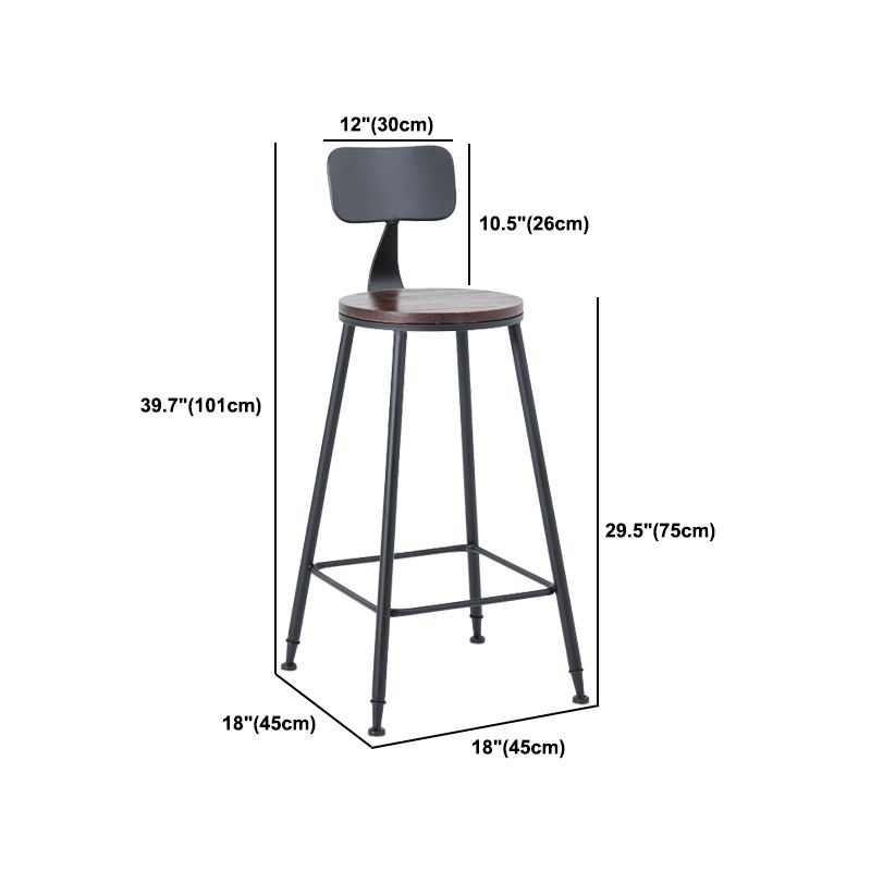 Industrial 1/2/3/5 Pièces Ensemble de table de bar à bois massif