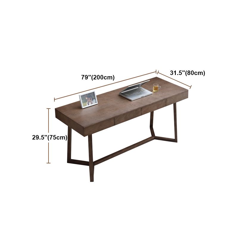 Solid Wood Contemporary Rectangular Dining Table Ash Wood Top Table with Trestle Base Clearhalo ' dining_table' 'Dining Tables & Seating' 'Dining Tables' 'furn' 'furn_dining_table' 'Furniture' 'furniture_dining_table' 'Kitchen & Dining Furniture' 'kitchen&dining_furn' 'kitchen' 'kitchen_dining_table' 1200x1200_d0ce8425-42be-4665-a09b-ca0ab8c89297