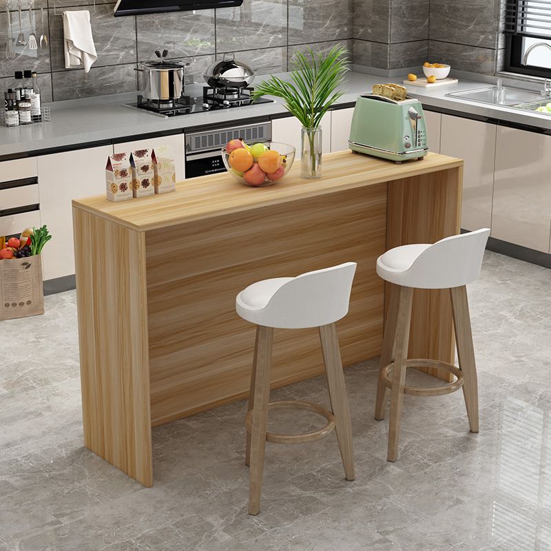 Matte Finish Manufactured Wood Pub Table Rectangle Bistro Table for Living Room Clearhalo 'Bar Furniture' 'Bar Tables' 'bar_tables' 'furn' 'furn_bar_tables' 'Furniture' 'Kitchen & Dining Furniture' 1200x1200_d0d131c3-57b3-48a8-a05a-acd511f86c9a