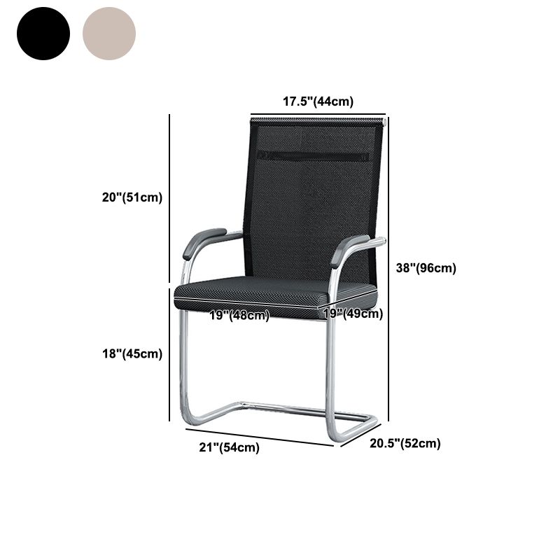 Modern & Contemporary Microfiber Chair Desk Chair Mid-Back Office Chair Clearhalo 'furn' 'furn_office_chair' 'Furniture' 'Office Chairs' 'Office Furniture' 'office_chair' 1200x1200_d0d172c8-dd7f-49de-a38e-ab31f7dbc0fb